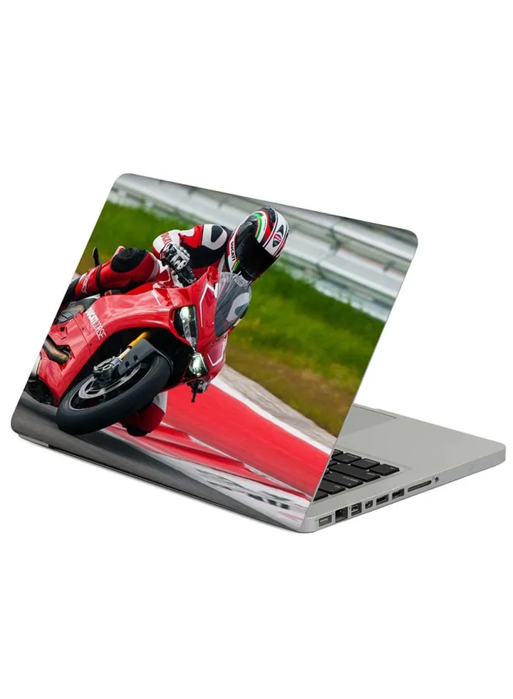 Ducati 1199 Motorcycle Printed Laptop Sleeve Multicolor