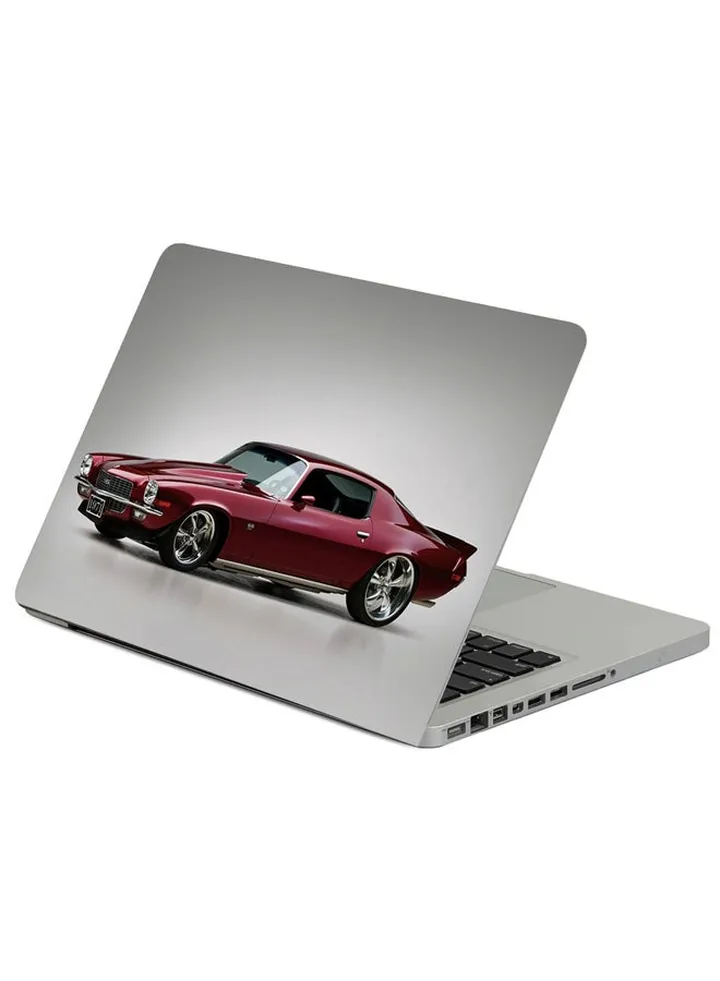 Auto Style Red Printed Laptop Sleeve Multicolour