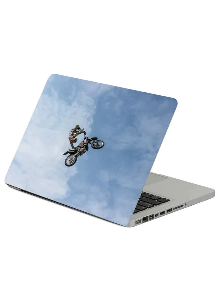 Biker Motorcycle Extreme Printed Laptop Sleeve Multicolour