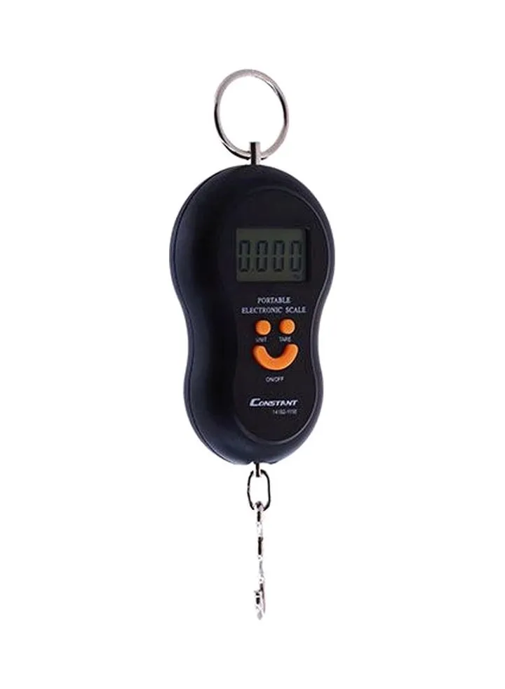 Digital Weighing Scale With Hook Suspension Black