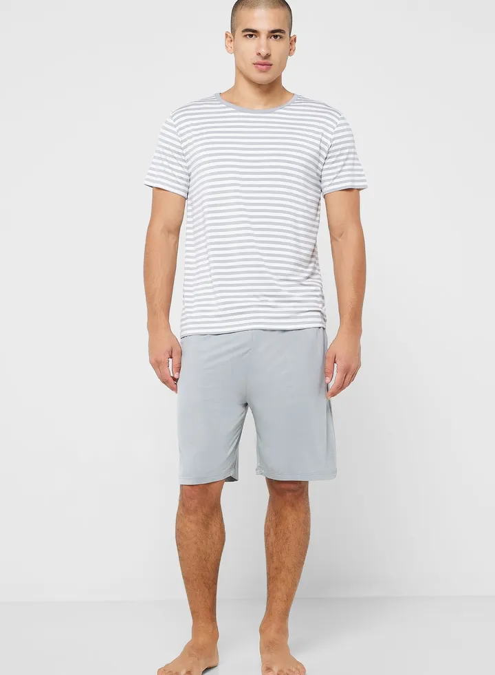 Stripe Nightwear Set