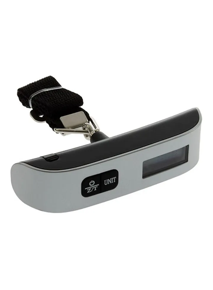 Digital Luggage Weighing Scale Silver/Black