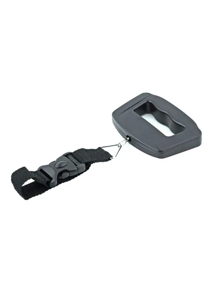 Portable Hanging Travel Digital Luggage Scale Black