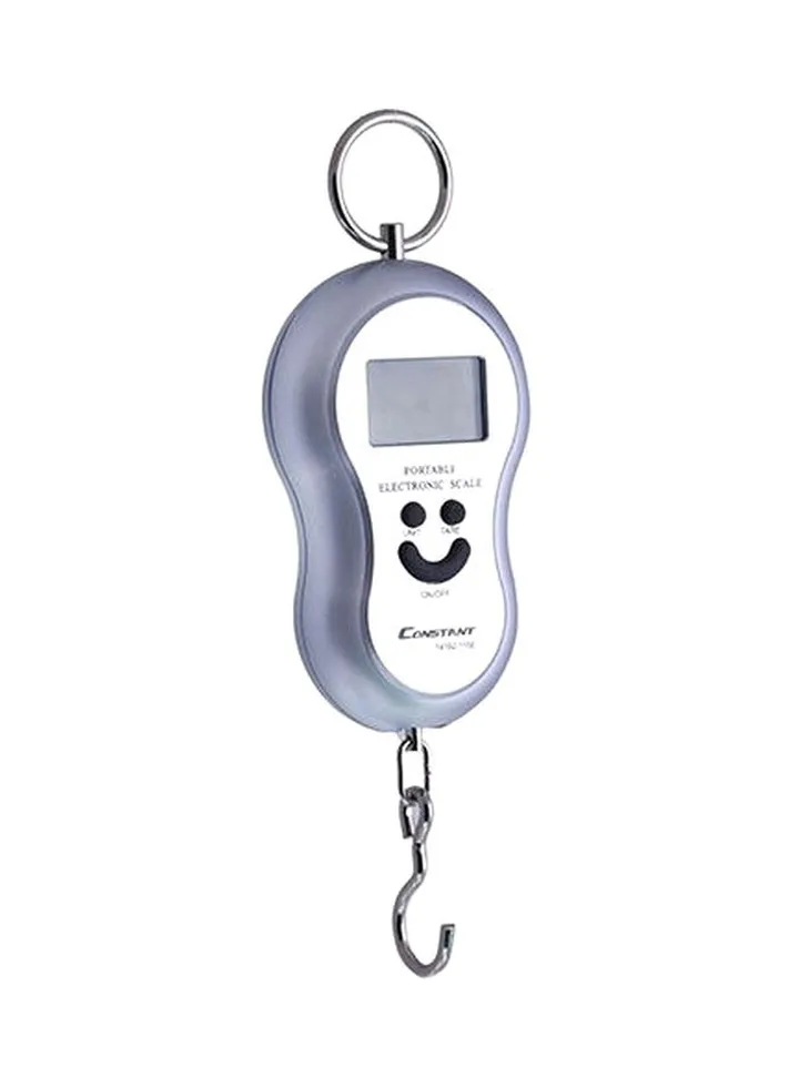 Digital Weighing Scale With Hook Suspension Silver