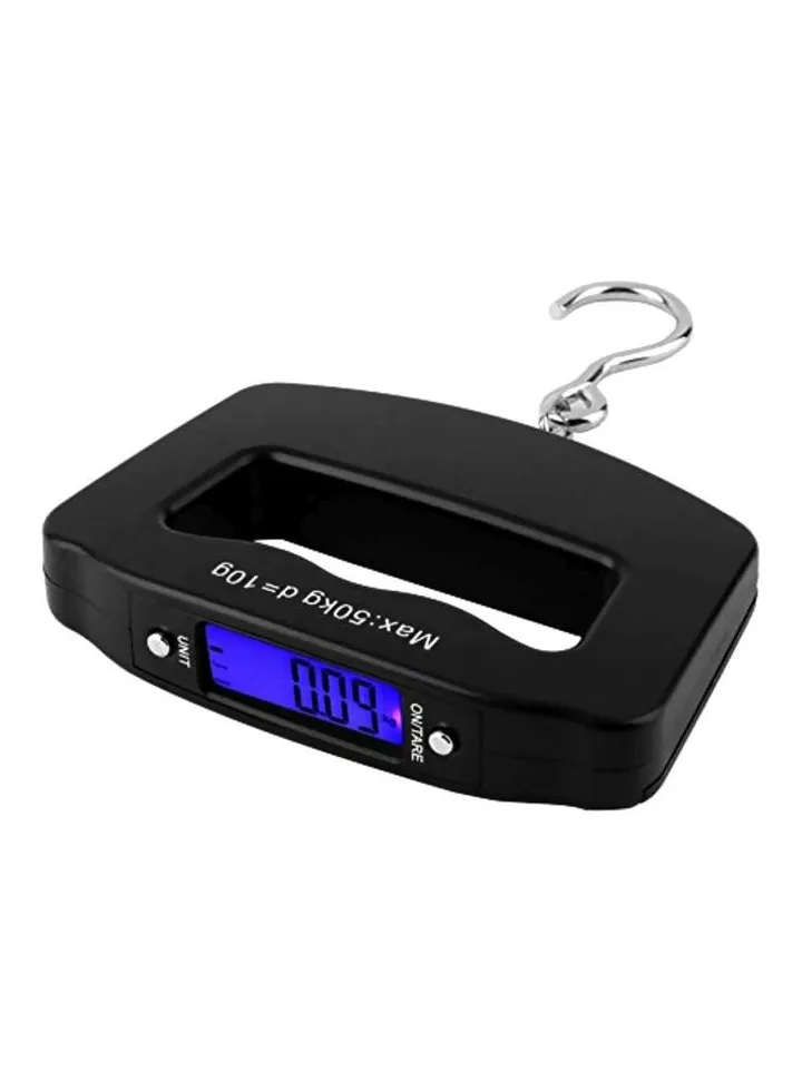 Digital Electronic Luggage Scale Black/Silver