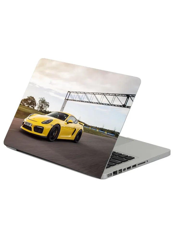 Porsche Cayman Gt4 Printed Laptop Sleeve Multicolor