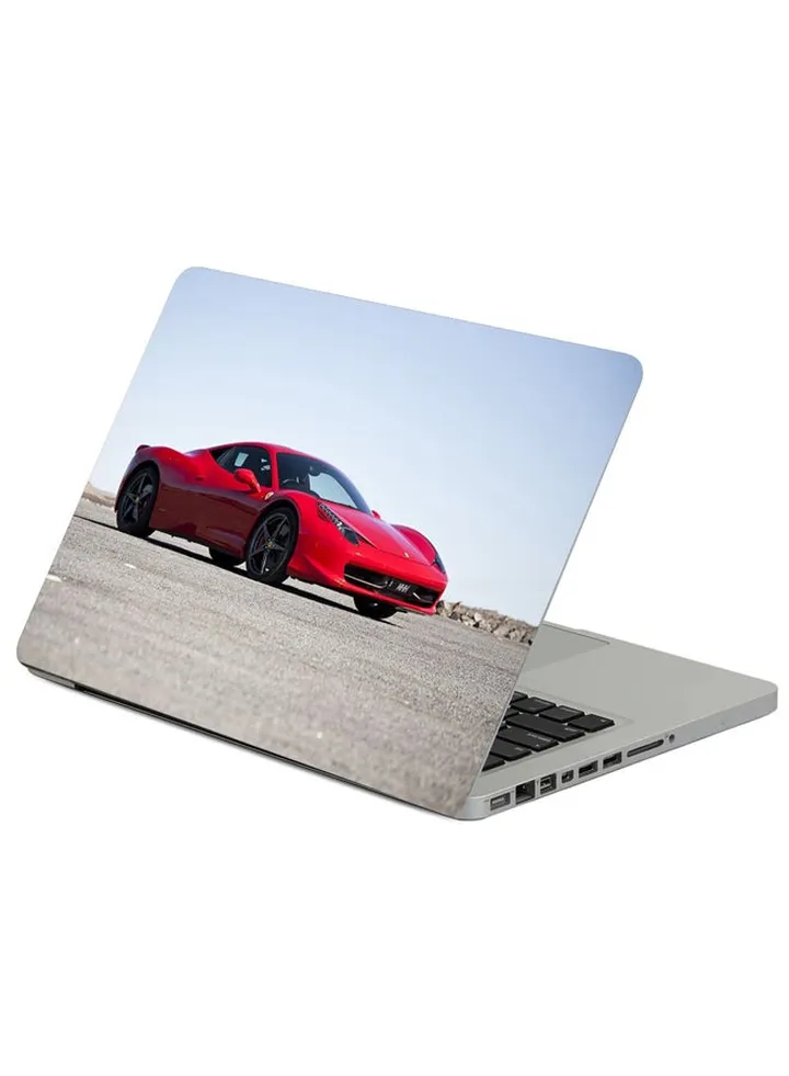 458 Italia Ferrari Red Printed Laptop Sleeve Multicolor