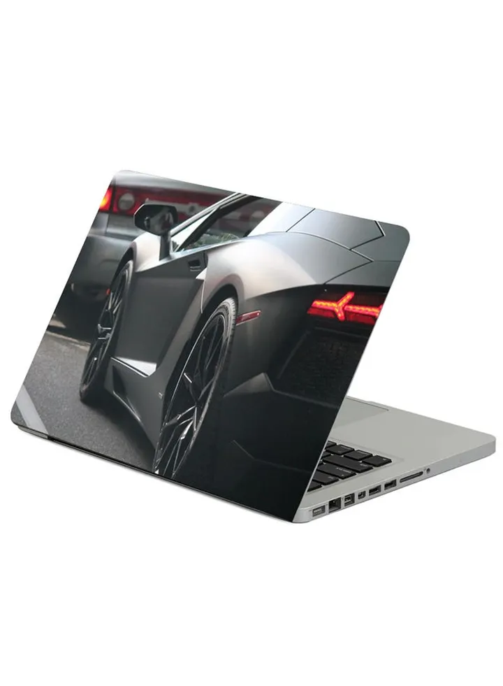 Lamborghini Lights Wheel Printed Laptop Sleeve Multicolour