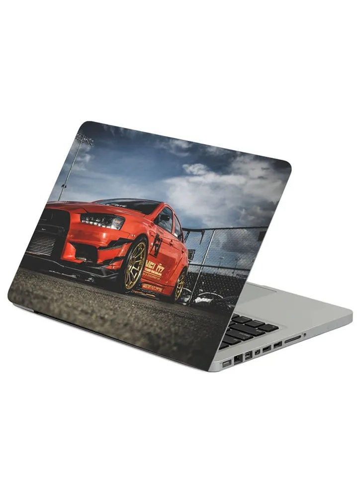 Mitsubishi Lancer Evolution X Mitsubishi Sports Car Printed Laptop Sleeve Multicolor