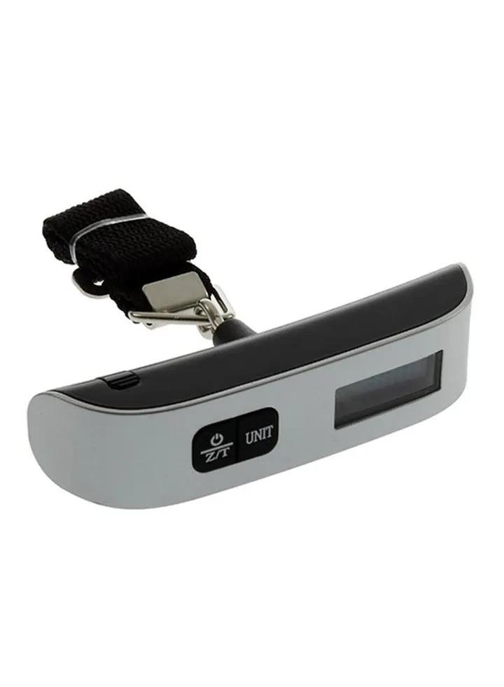 Electronic Digital Luggage Hanging Weight Scale Black/Silver