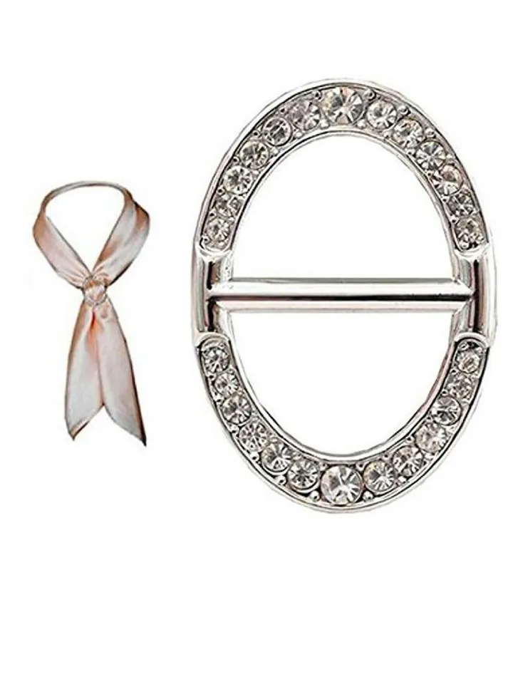 2 Set Oval Big Size Shawl Scarf Buckle