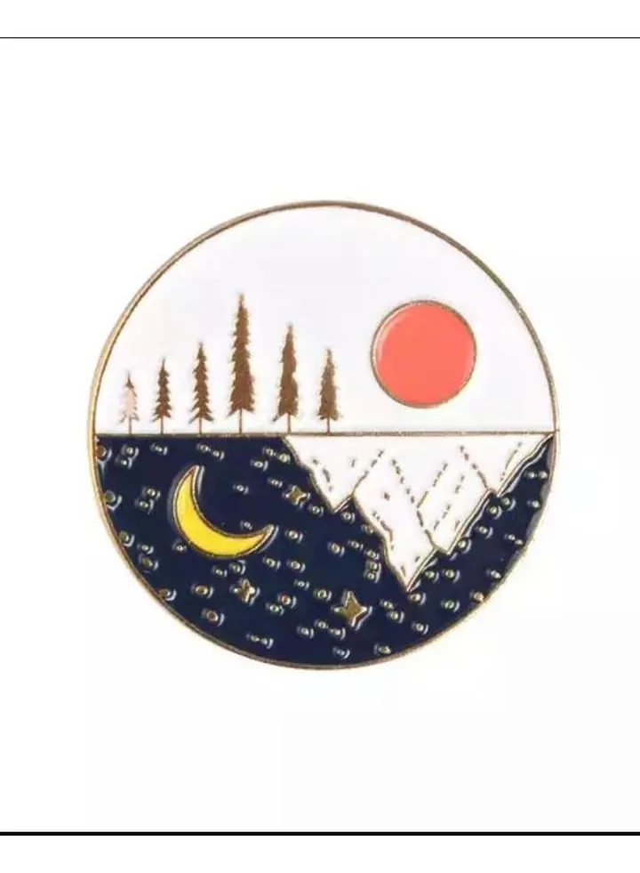 Day And Night Brooch