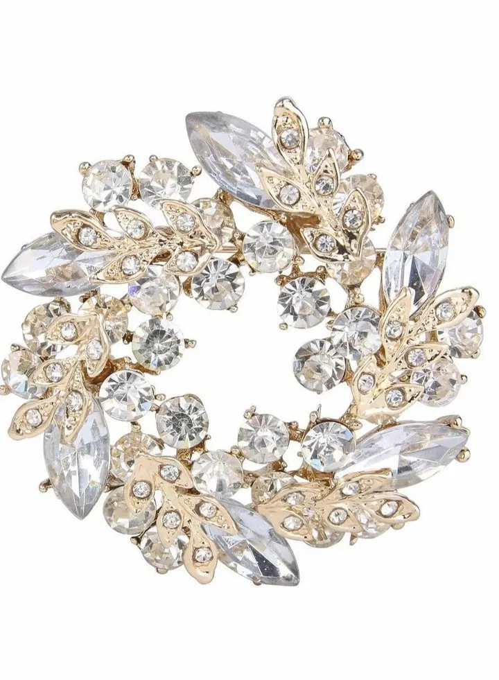 Brooches for Women, Brooch Pins, Wedding Bridal Brooches for DIY Wedding Party Applique Embellishment Crafts Decor