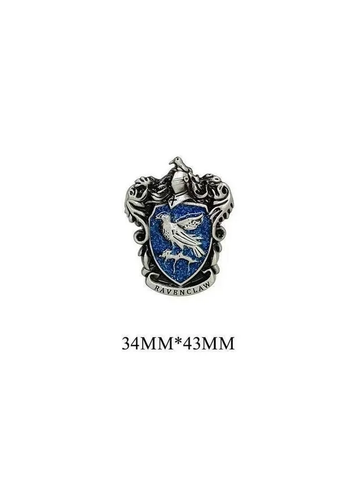 Harry Potter School Of Witchcraft Brooch, Creative Alloy Crest Pins Brooch for School Bag Jackets Sweaters Scarf Jeans Badge Backpacks Accessory