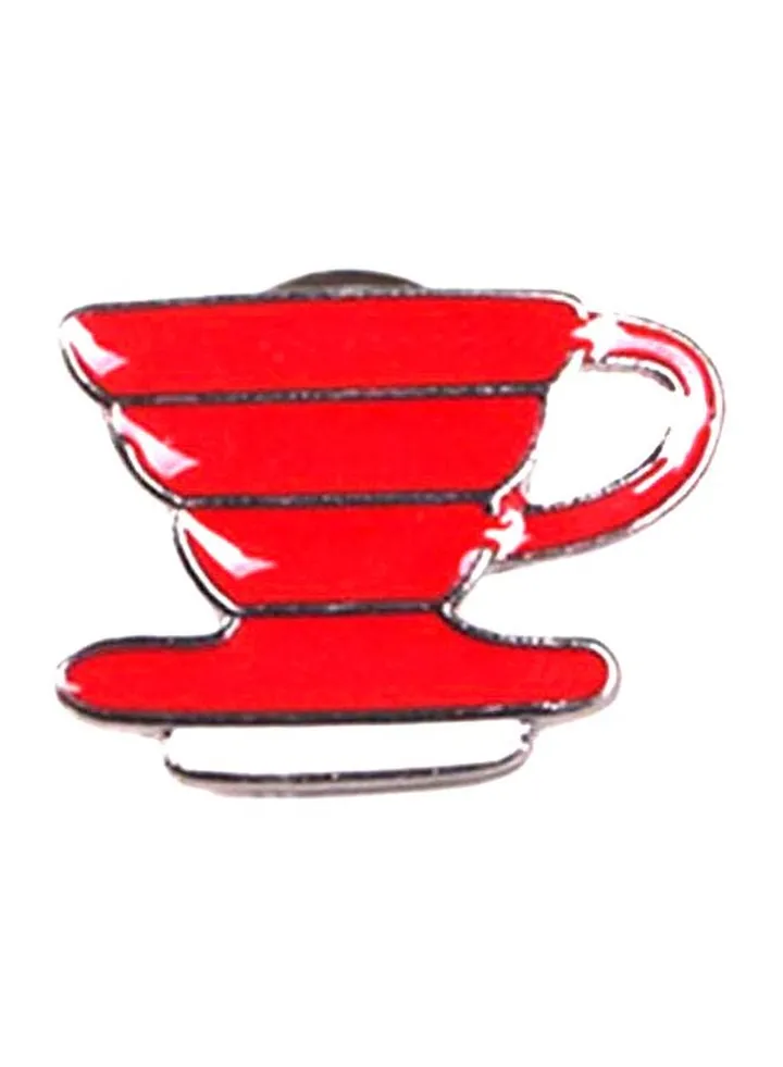 Chemex V60 Themed Brooch