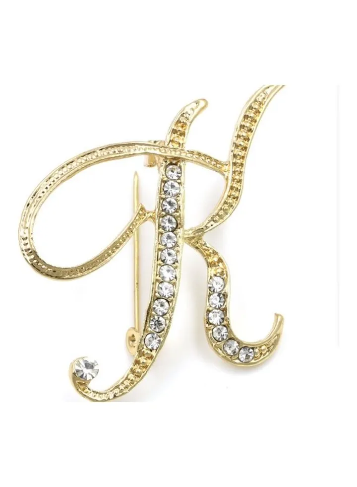 K Letter Jacket Brooch