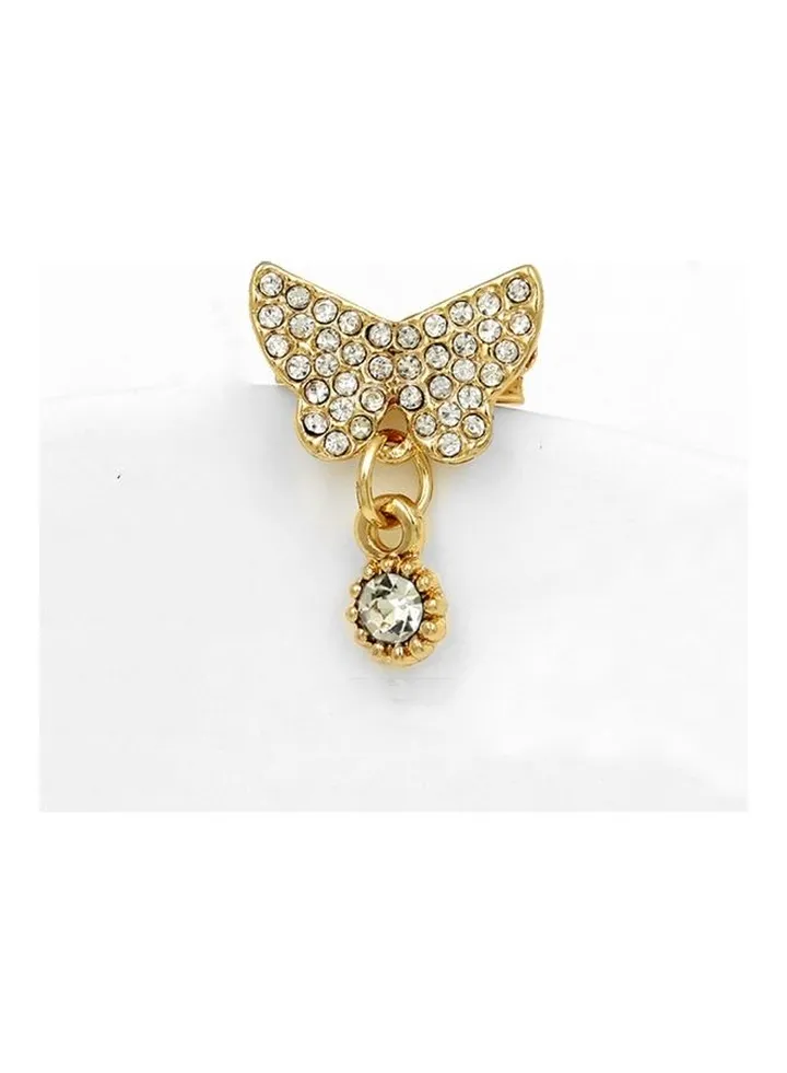 Personalized Rhinestones Butterfly Brooch