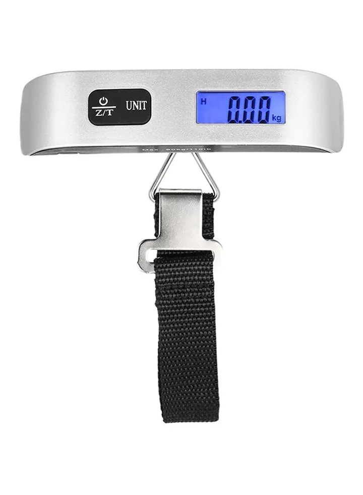 NS-14 LCD Digital Screen Hanging Luggage Scale Silver