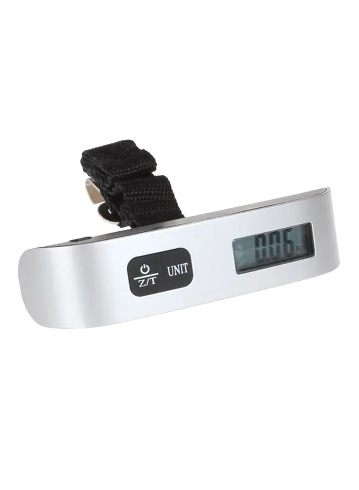LCD Digital Electronic Hanging Scale Silver/Black