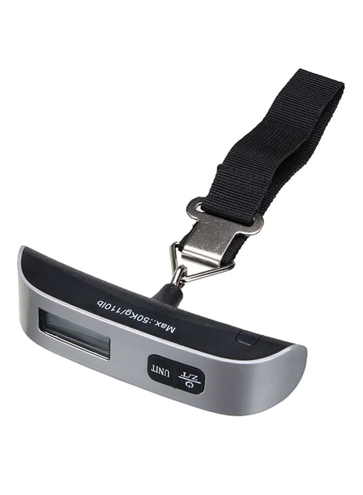 Digital Luggage Weighing Scale Silver/Black