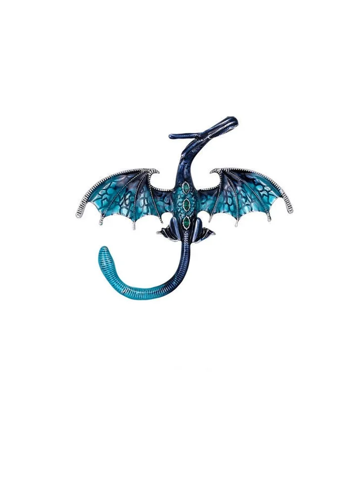 Punk Dragon Flying Shape Brooch Pin