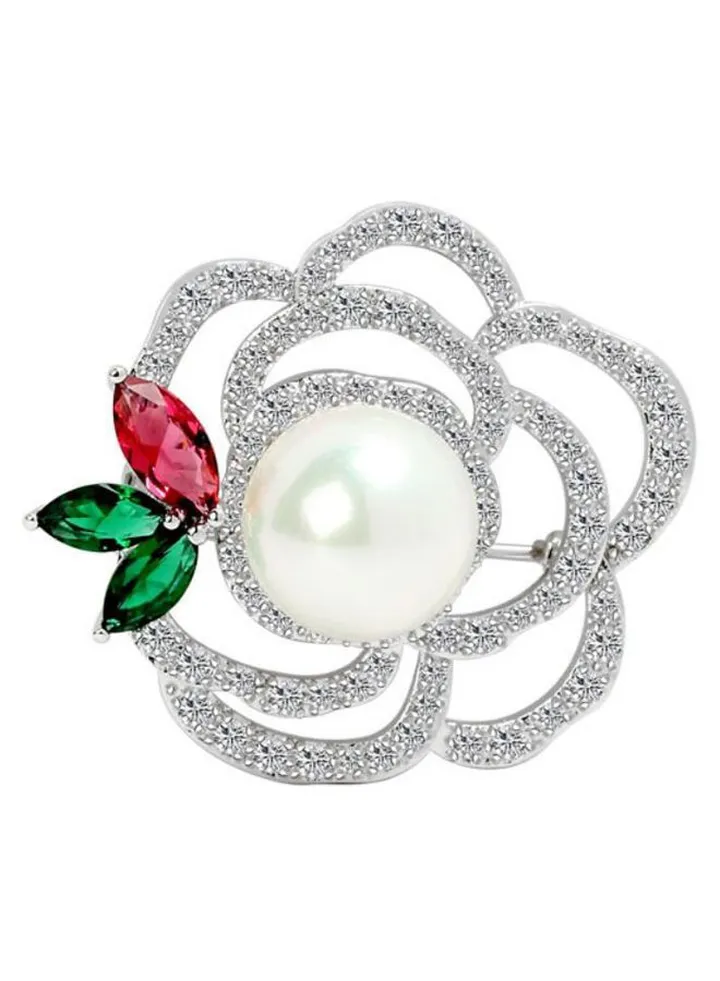 Flower Shaped Brooch