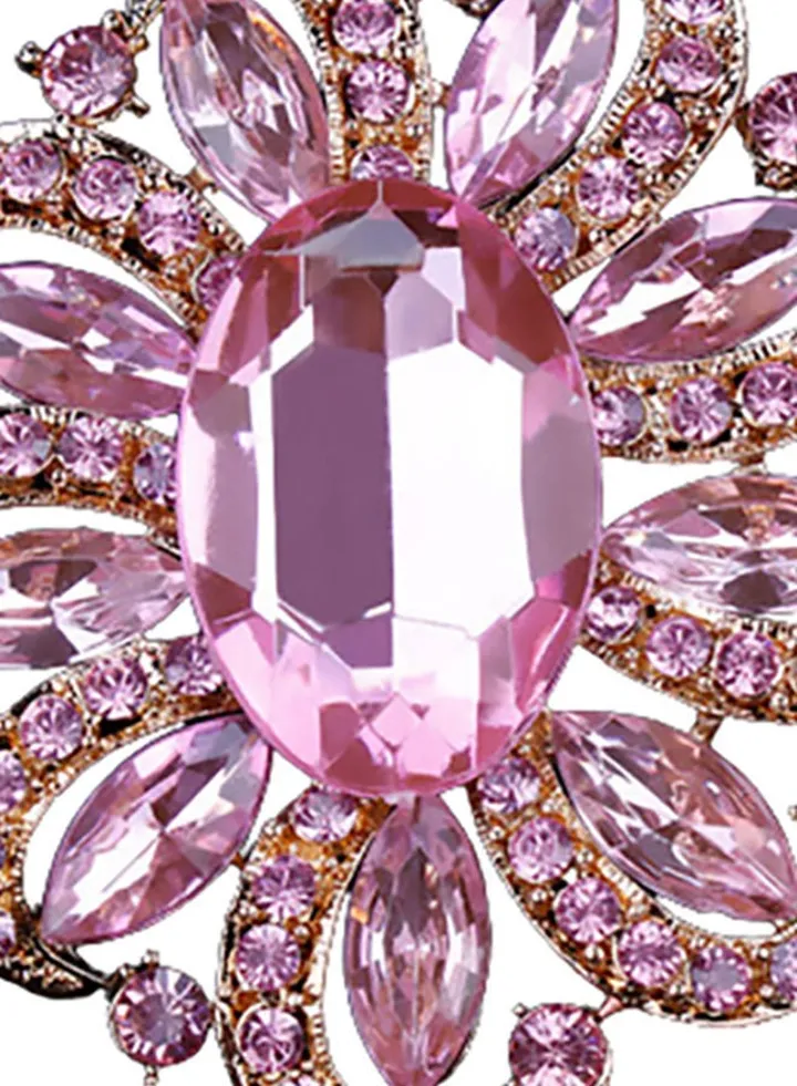 High-End Flower Rhinestone Brooch
