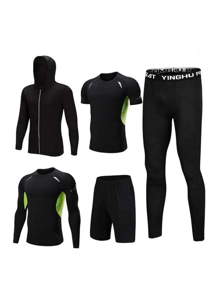 5 Piece Sportswear Set Green