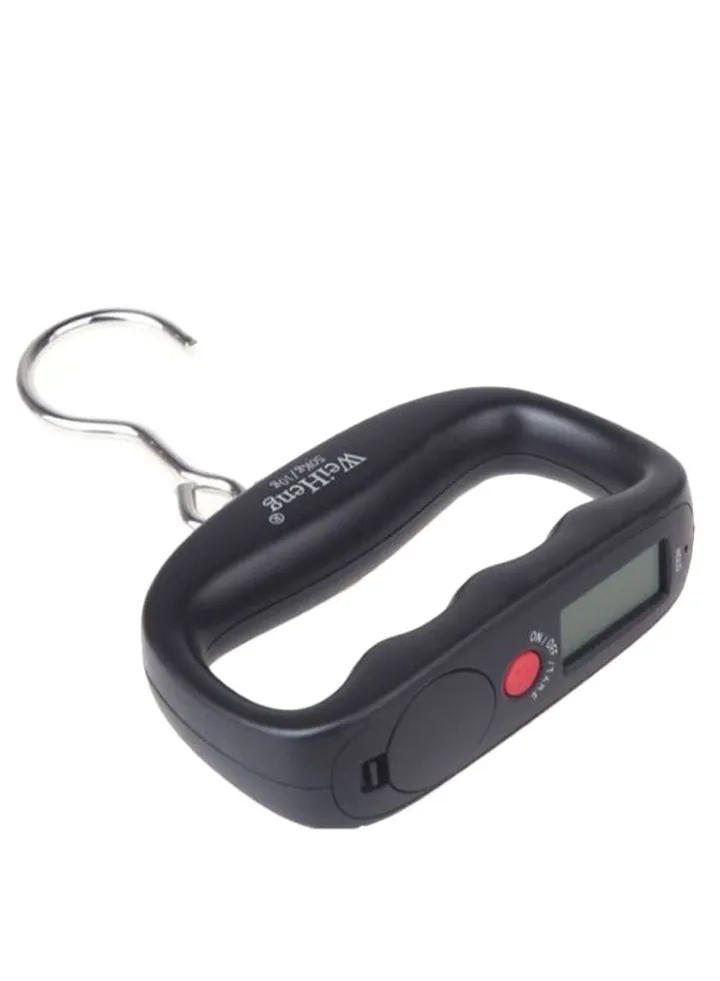 Digital Hanging Luggage Weight Scale Black/Silver