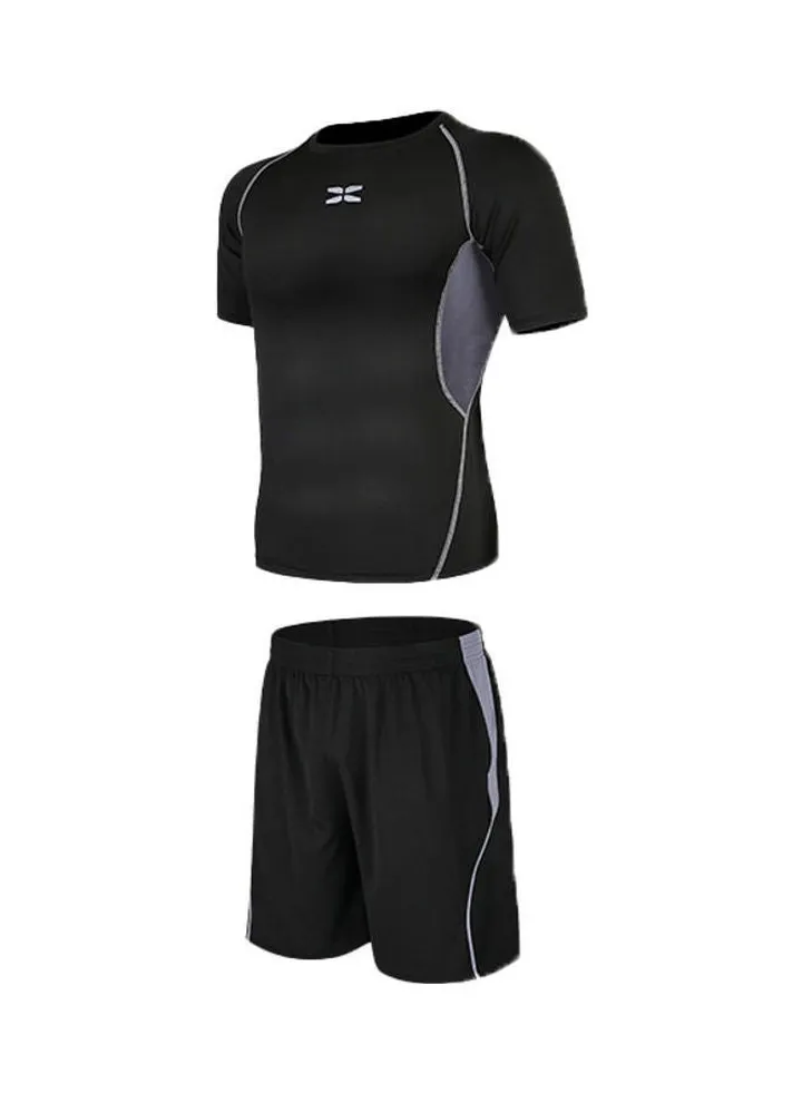 2-Piece T-Shirt And Pants Black
