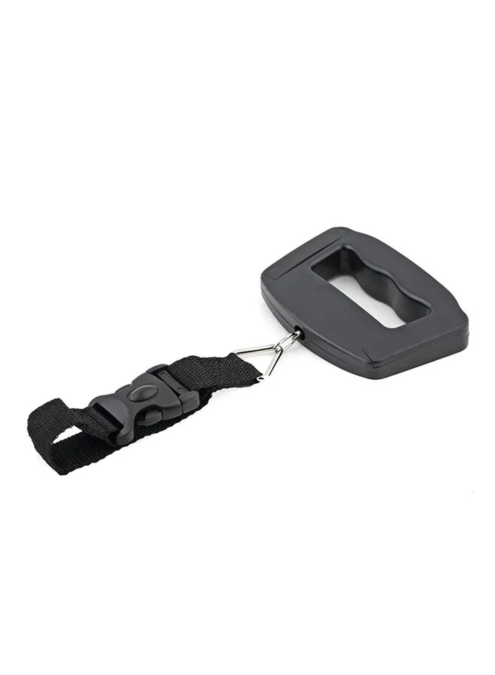 Metal LCD Digital Hanging Weight Luggage Scale Black