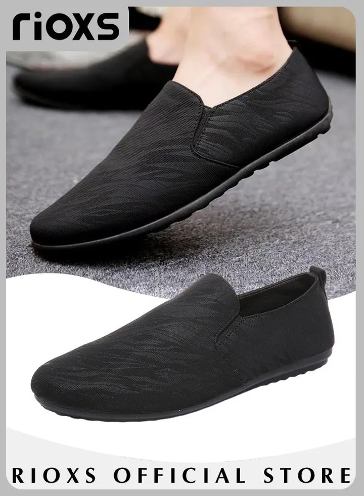 Men's Flat Loafers Slip On Casual Breathable Driving Shoes Fashion Lightweight Outdoor Boat Shoes