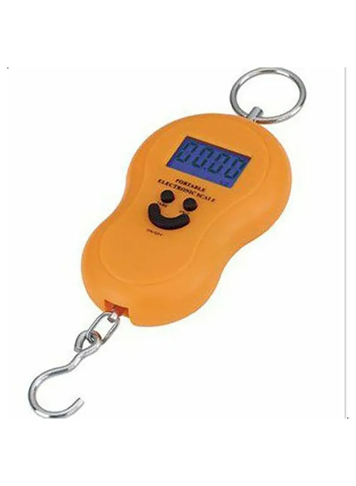Electronic Scale For Measuring Bags Orange/Silver