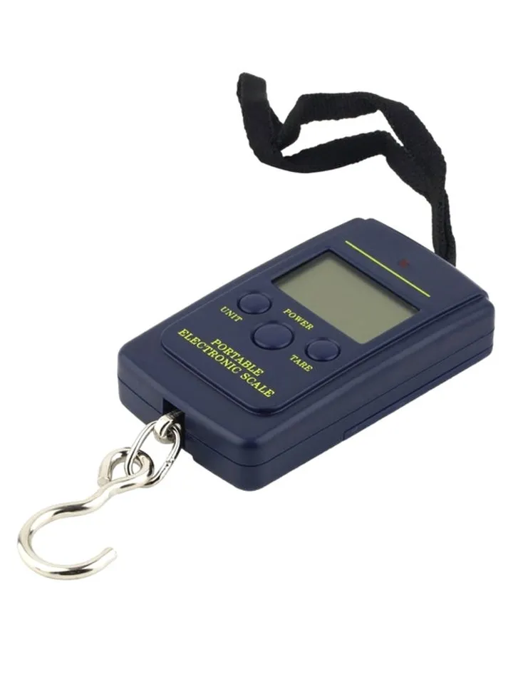 Digital Weight Hook Scale Blue/White/Black