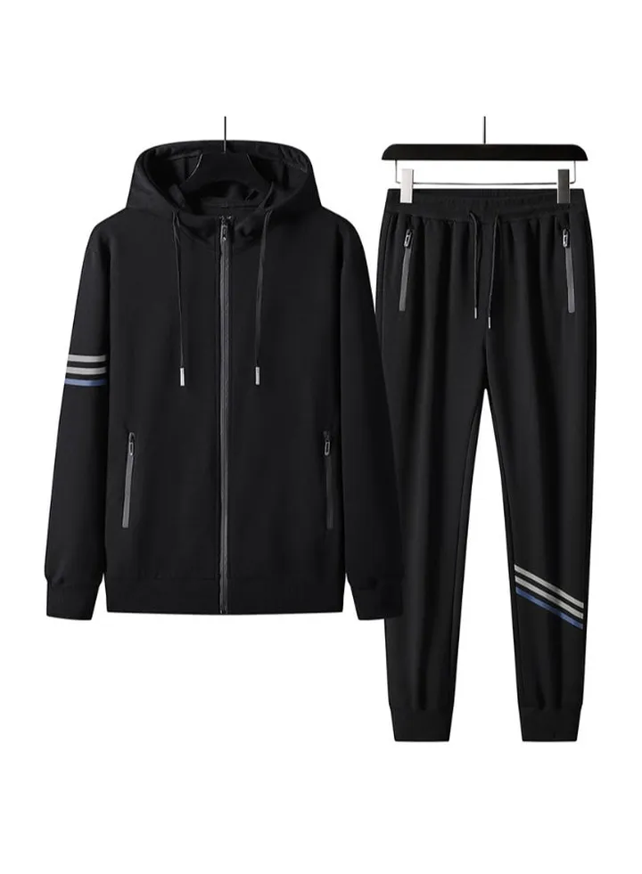 Sportswear Running Fitness Suit Black