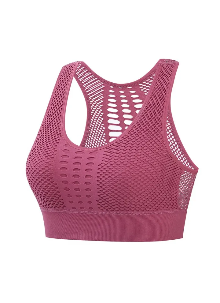 Comfortable Sports Bra Pink