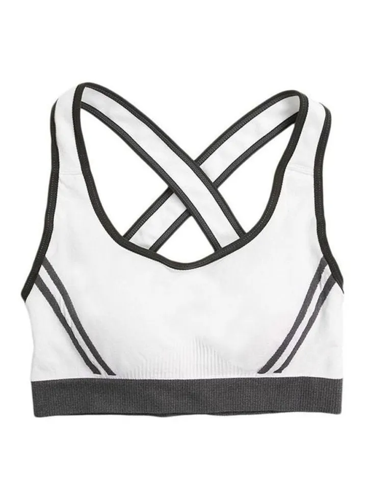 Backcross Sports Bra White/Grey