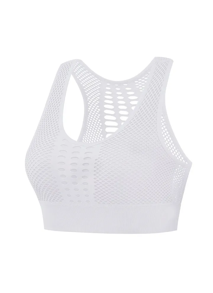 Comfortable Sports Bra White