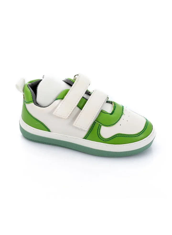 RHK40-Two-Tone Velcro-Closure Sneakers