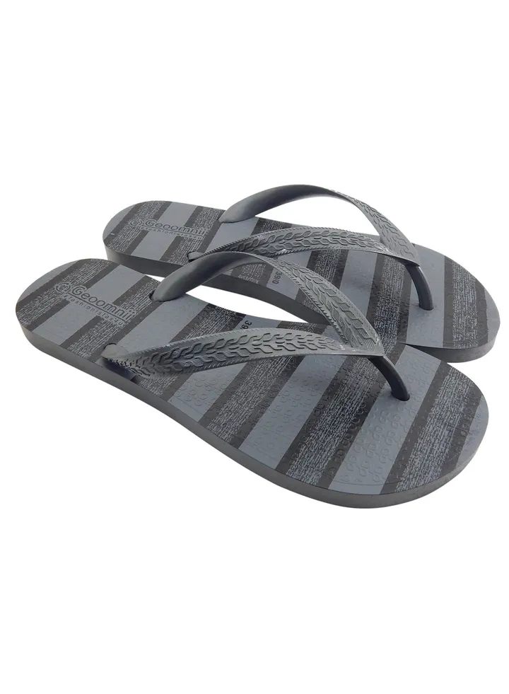 Kazak Printed Slip On Slipper Grey