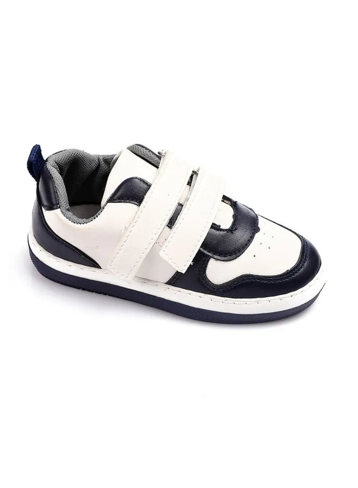 RHK40 Two Tone Velcro Closure Sneakers for Kids
