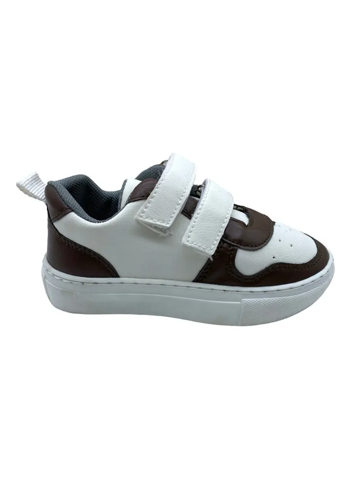 Two_Tone Velcro Closure Sneakers for Kids