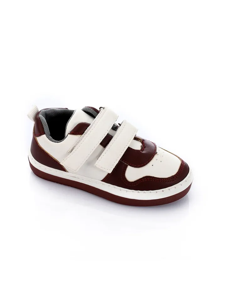 RHK40-Two-Tone Velcro-Closure Sneakers