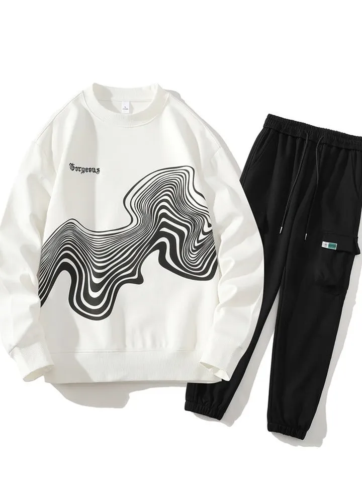 New Casual Two-piece Sportswear Set