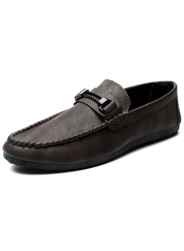 Faux Suede Loafers
