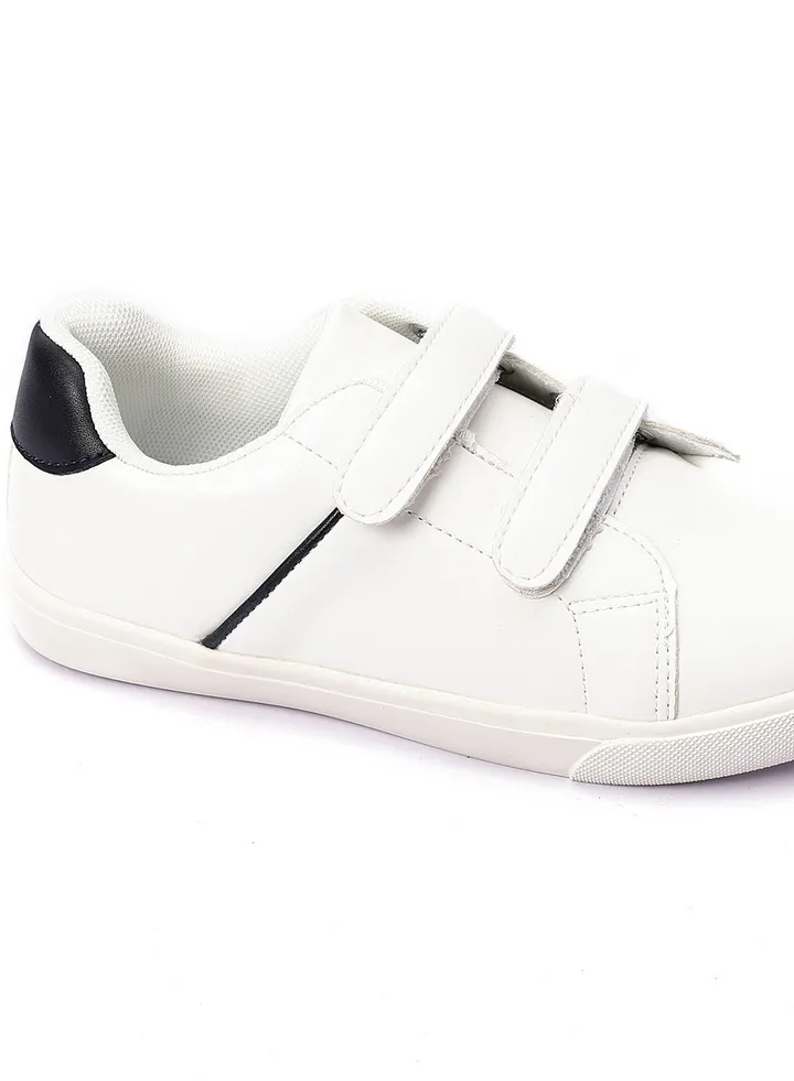 Boys Basic Velcro Sneakers -Navy Blue