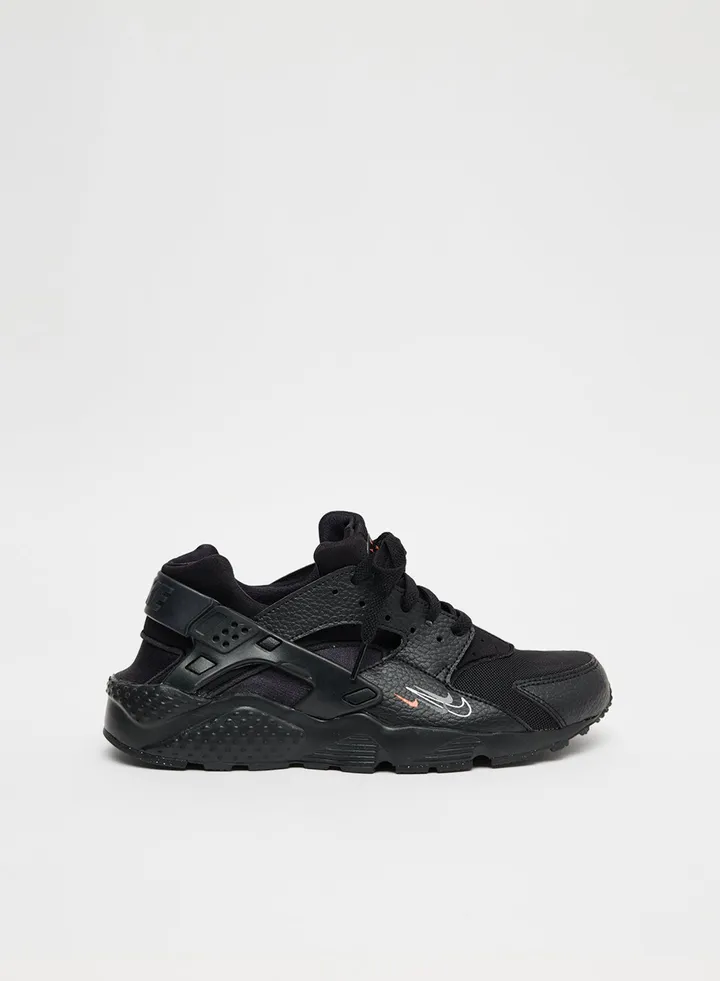 Older Kids Huarache Run Shoes Black