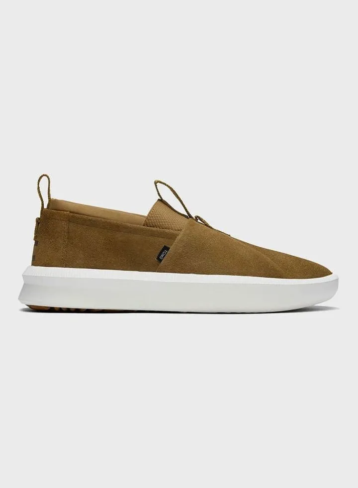 Casual Slip Ons Khaki