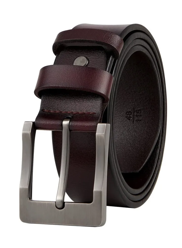 Men's Belt,Soft Genuine Leather Dress Belts 38mm,for Casual Jeans and Casual Belts (coffee)