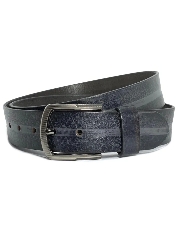 Classic Milano Genuine Leather Belt Men Casual Belt for men Mens belt 40MM 14904 (Black) by Milano Leather